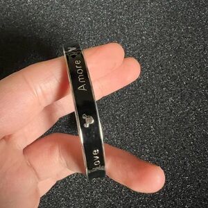 Black and Silver Disney Bangle